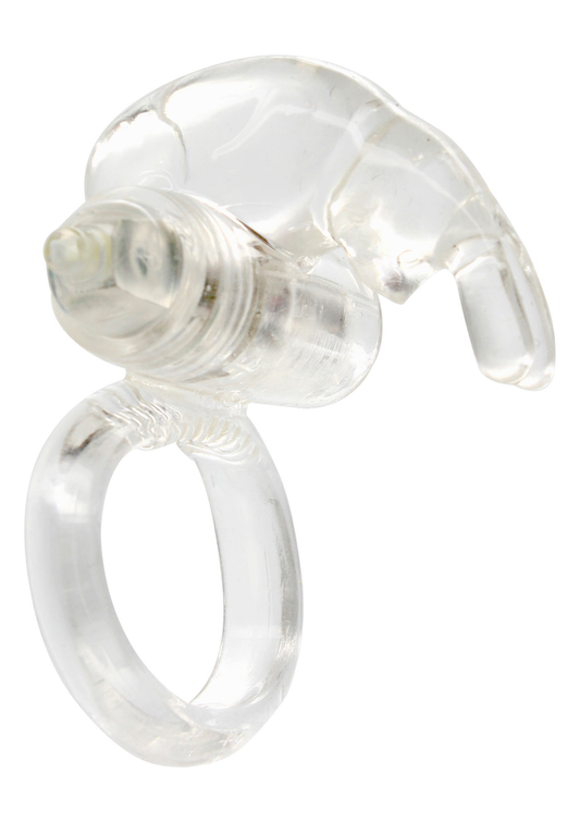Seven Creations Rabbit Vibrating Cockring - Transparant
