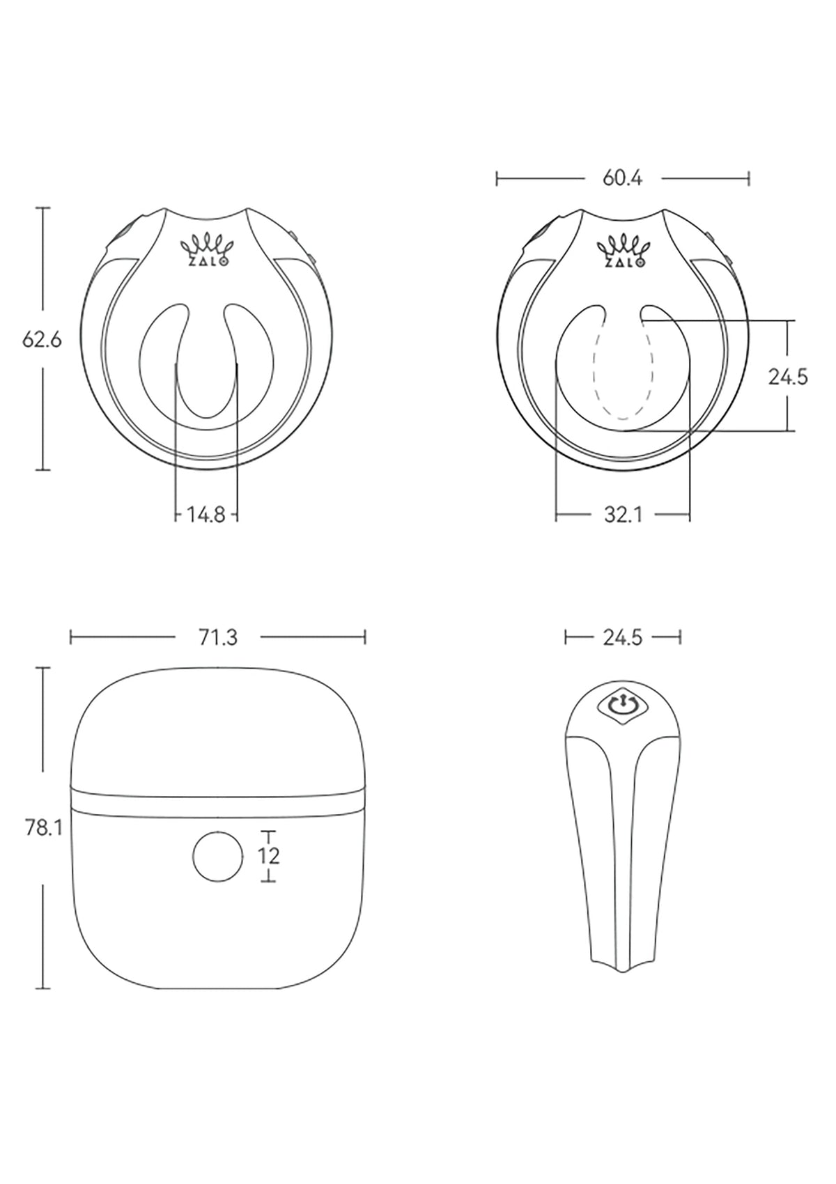 Apis Vibrating Couples Ring BLACK - 5