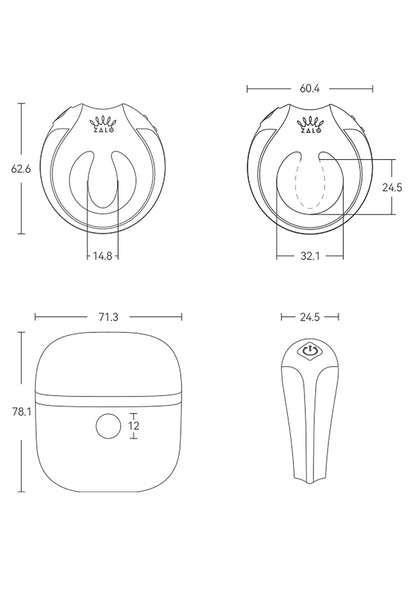 Apis Vibrating Couples Ring BLACK - 5