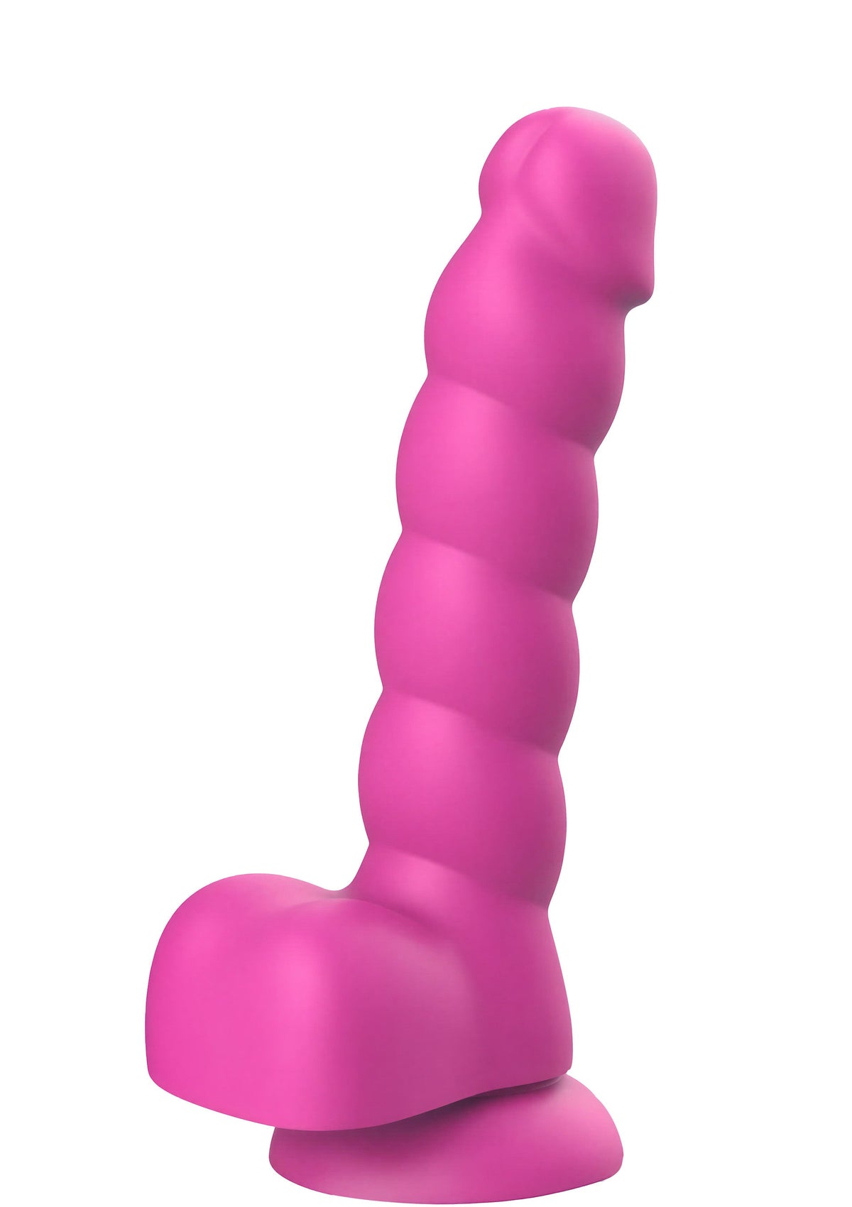 Spiral Tease Dildo Silicone M PINK - 0