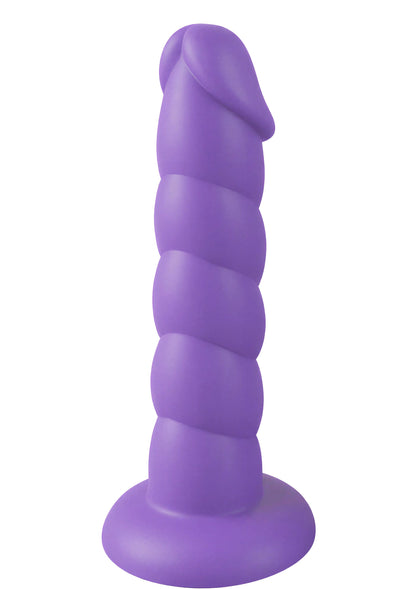 Spiral Tease Dong Silicone L PURPLE - 0