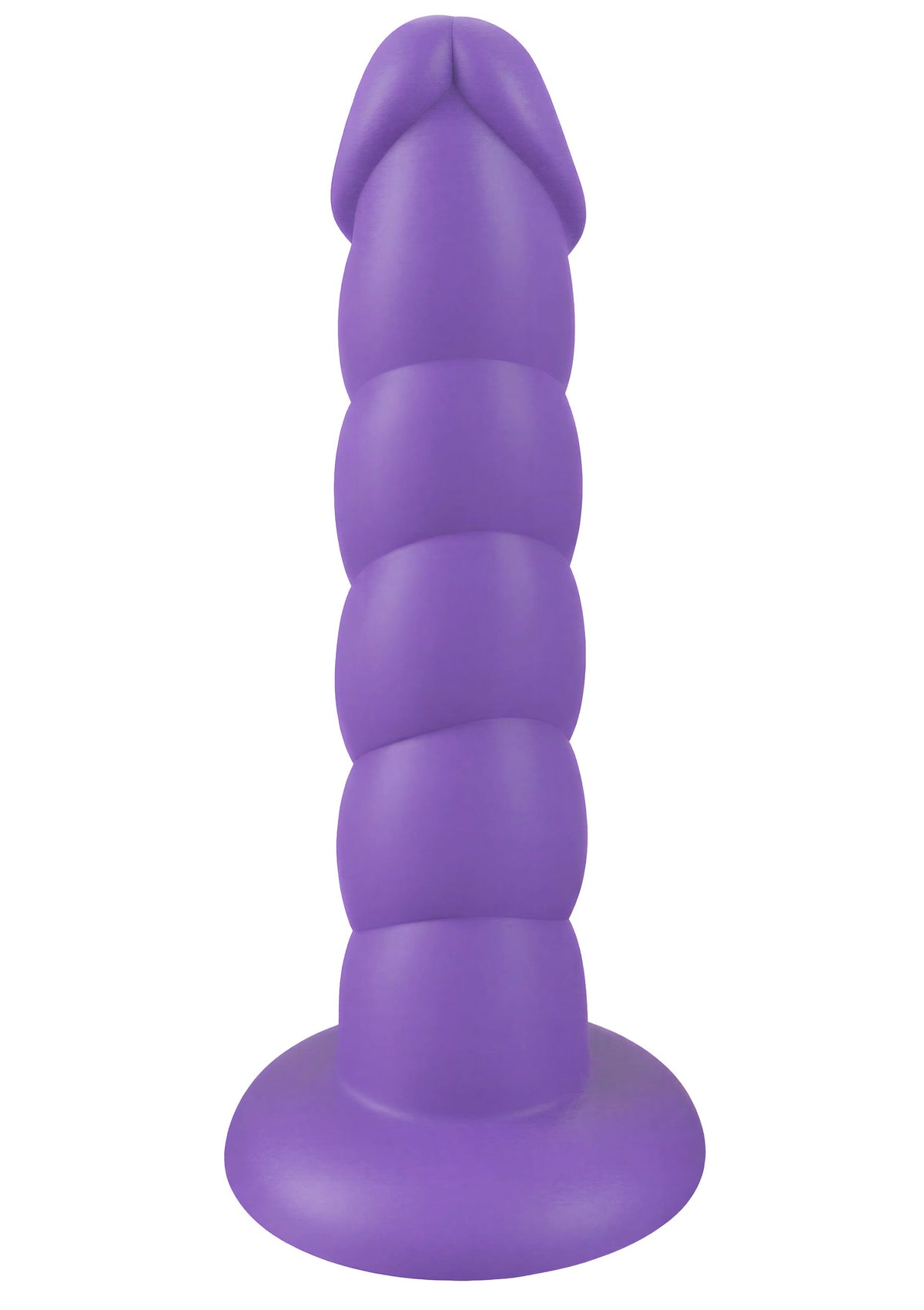 Spiral Tease Dong Silicone L PURPLE - 2