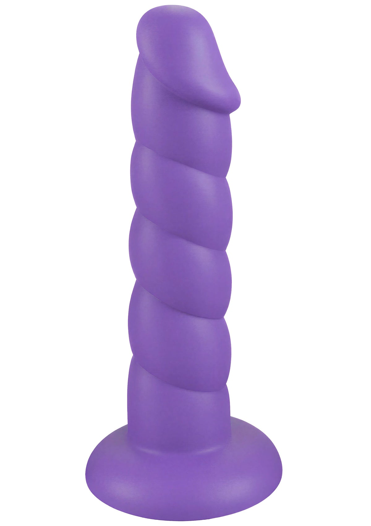 Spiral Tease Dong Silicone L PURPLE - 3