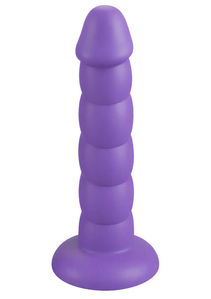 Spiral Tease Dong Silicone L PURPLE - 4