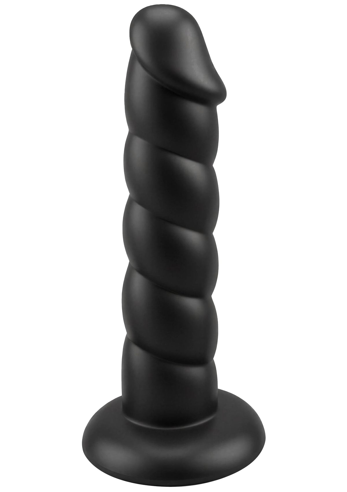 Spiral Tease Dong Silicone XL BLACK - 2