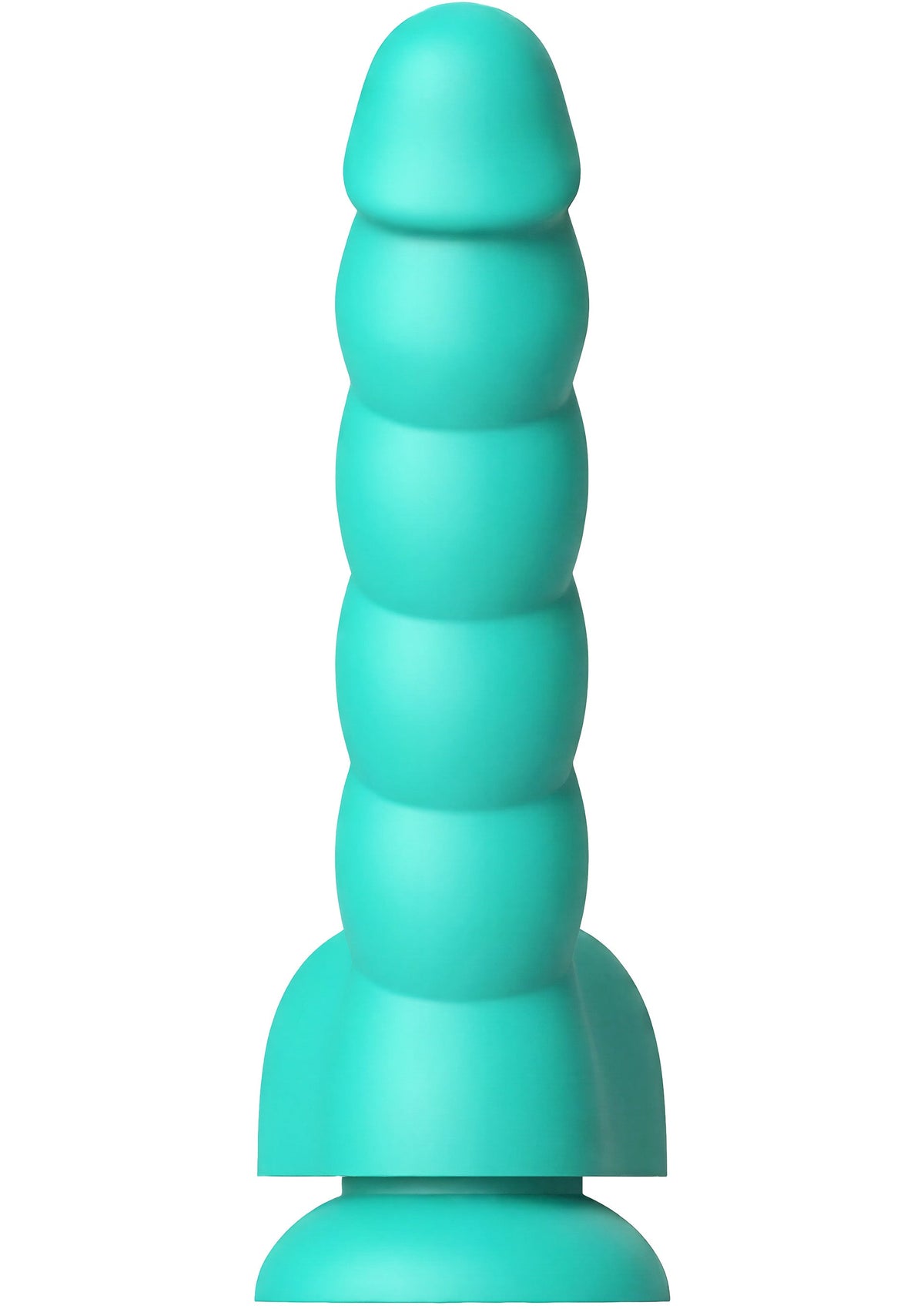 Spiral Tease Vibrating Dildo Silicone S GREEN - 3
