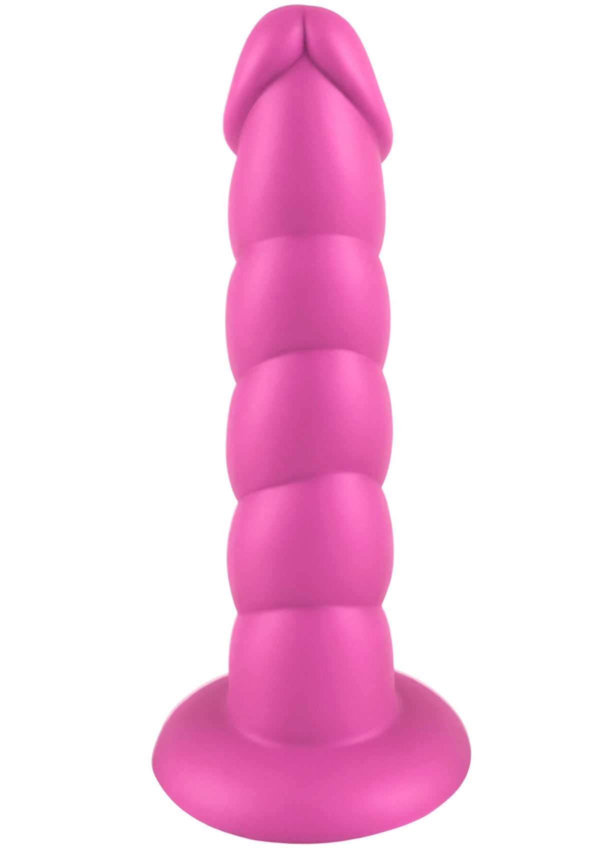 Spiral Tease Vibrating Dong Silicone M PINK - 2