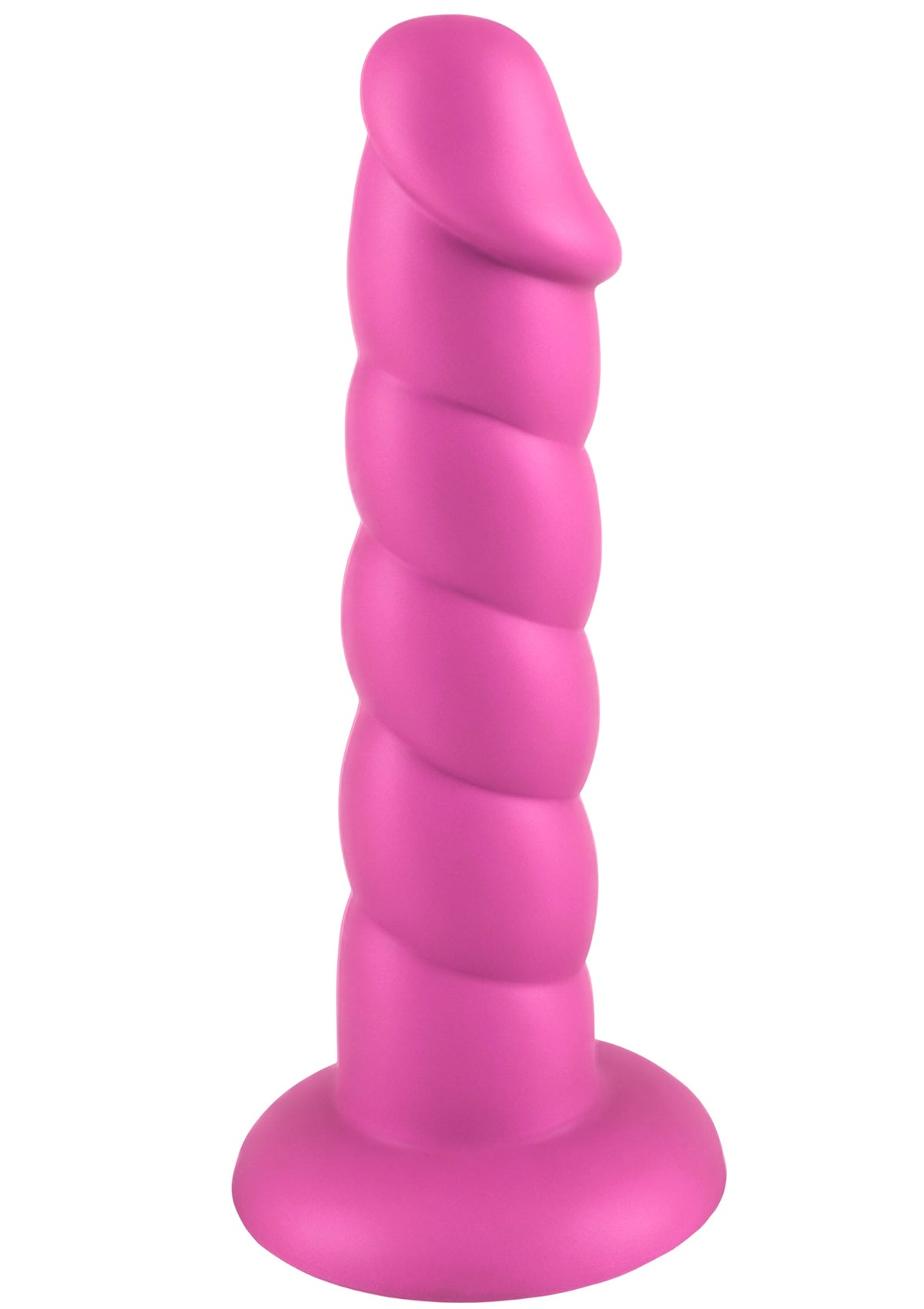 Spiral Tease Vibrating Dong Silicone M PINK - 3