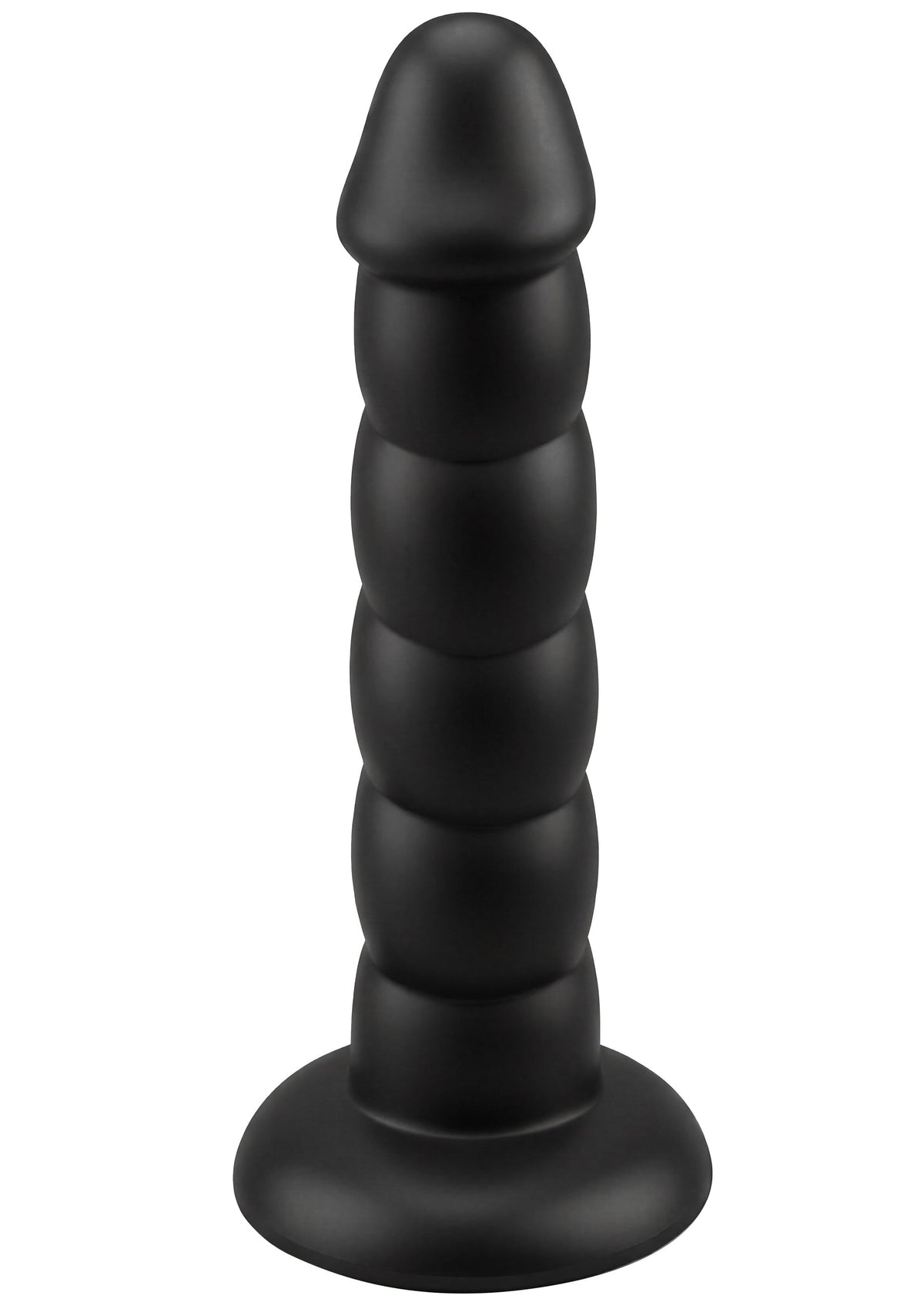 Spiral Tease Vibrating Dong Silicone XL BLACK - 3
