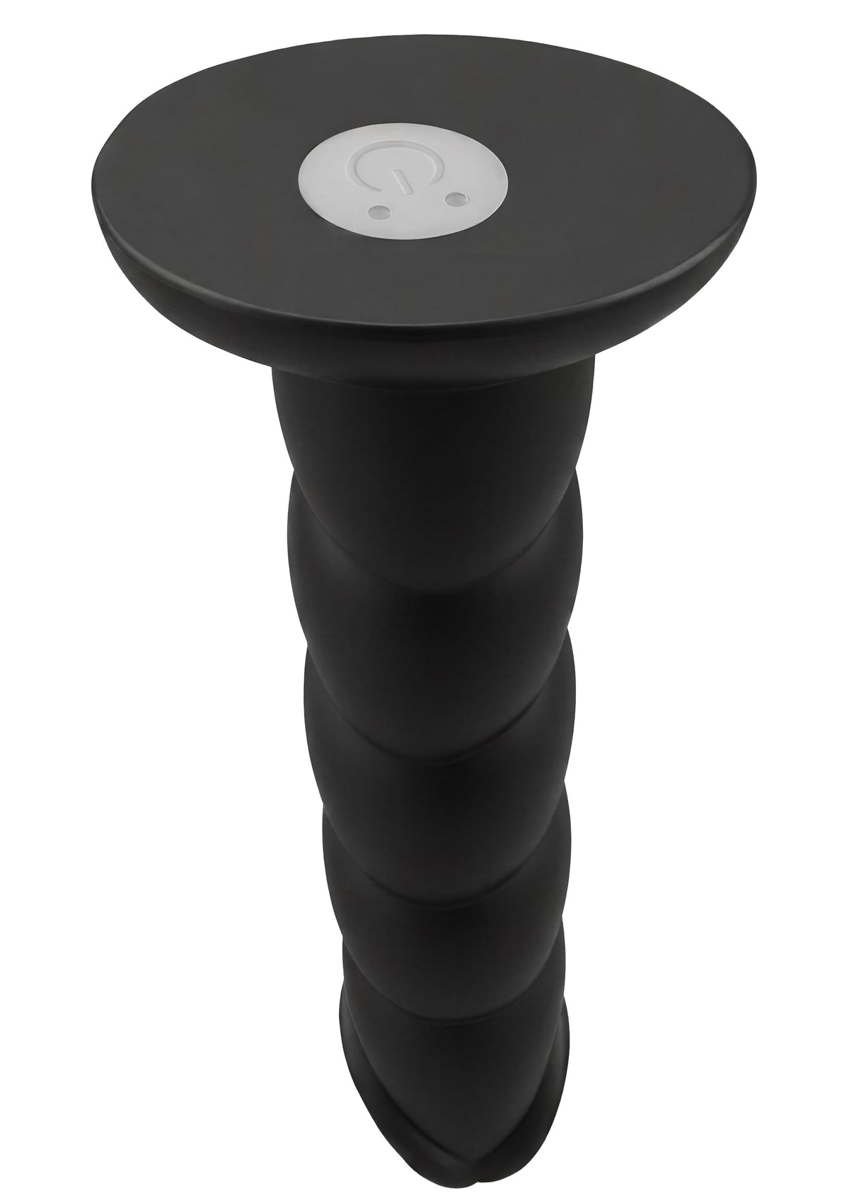 Spiral Tease Vibrating Dong Silicone XL BLACK - 4