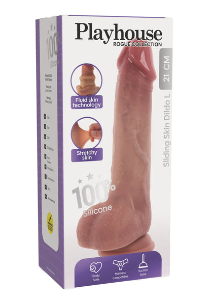 Sliding Skin Dildo Silicone L SKIN - 1