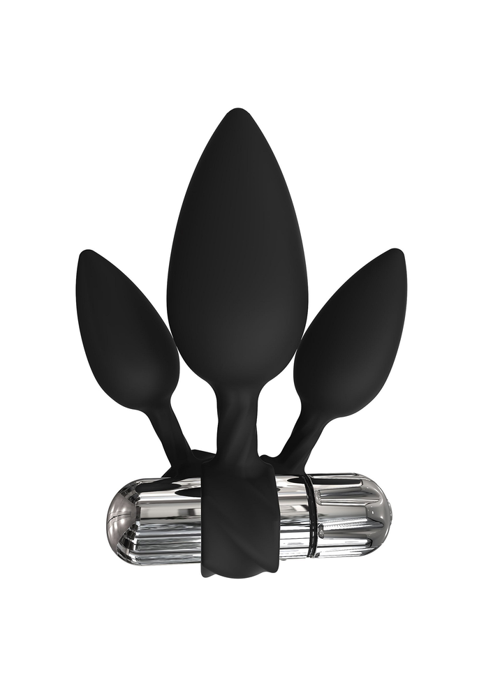 Bathmate Anal Training Plugs Vibe BLACK - 2