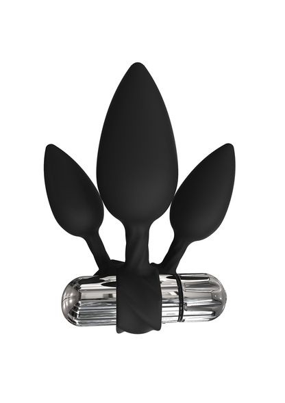 Bathmate Anal Training Plugs Vibe BLACK - 2