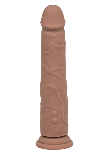 Vibrating & Thrusting Silicone Studs BROWN - 1