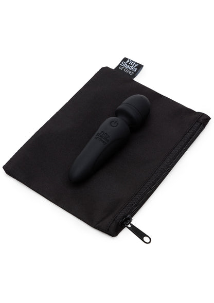 Mini Wand Vibrator BLACK - 0