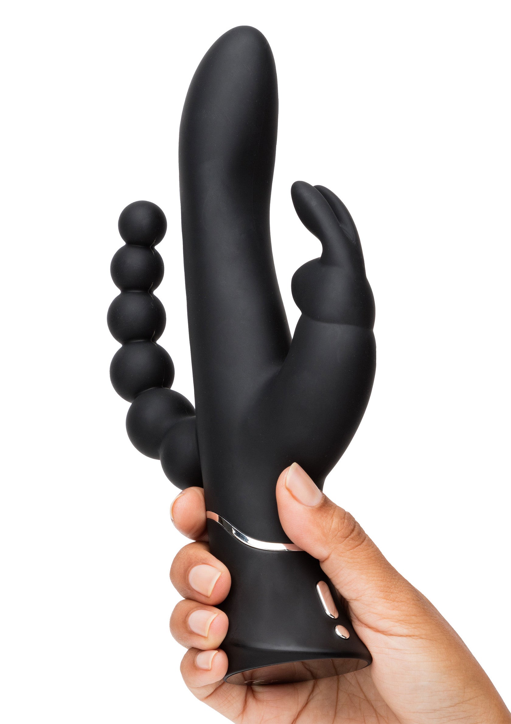 Happy Rabbit Triple Curve Vibrator BLACK - 6