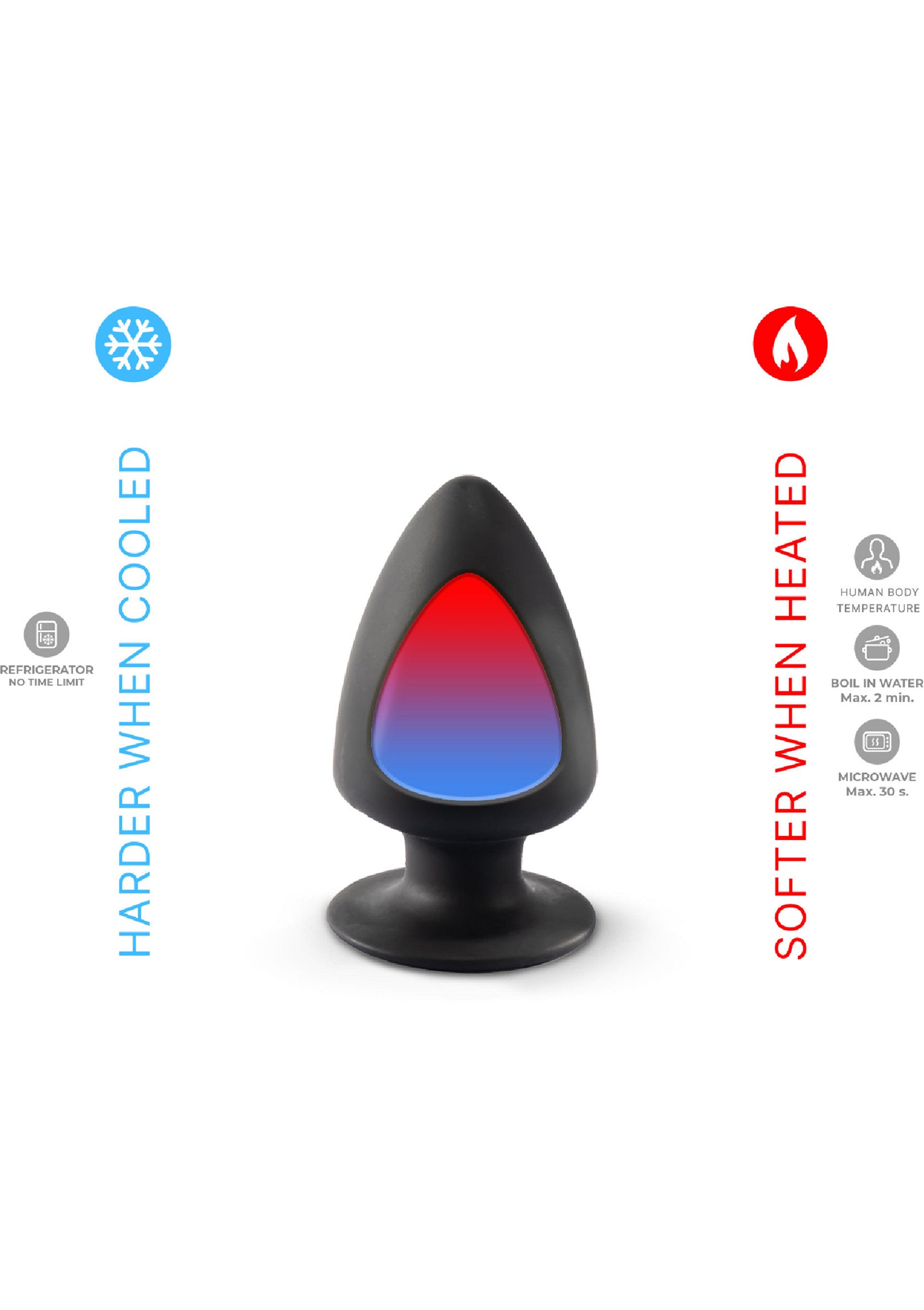 Silex-D Plug Model 1 - Small BLACK - 1