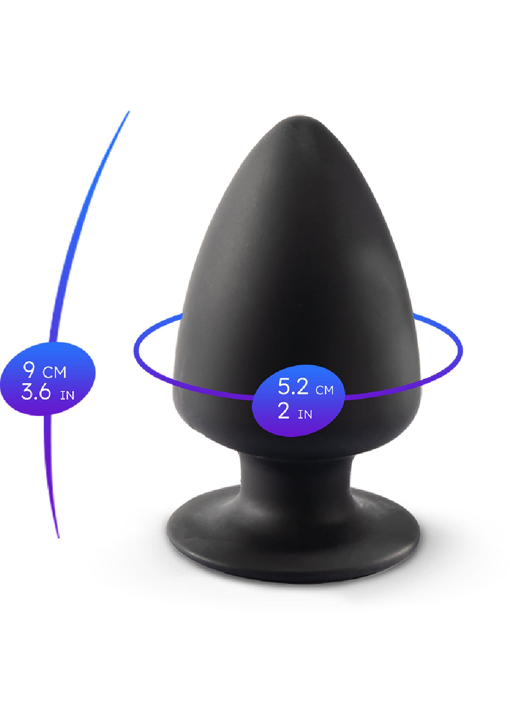 Silex-D Plug Model 1 - Small BLACK - 3