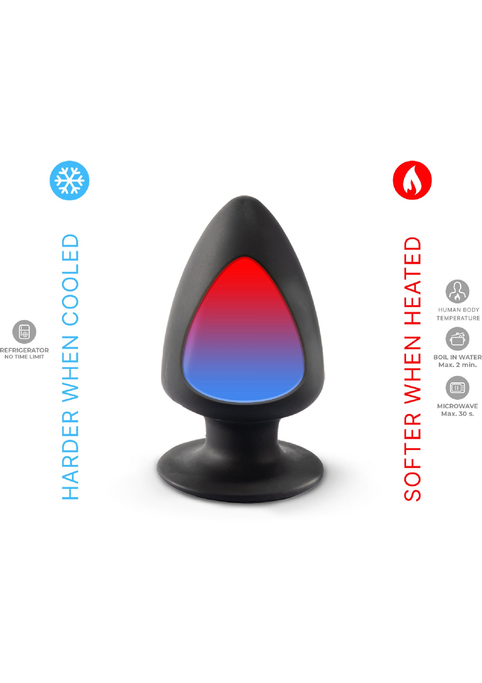 Silex-D Plug Model 1 - Large BLACK - 2