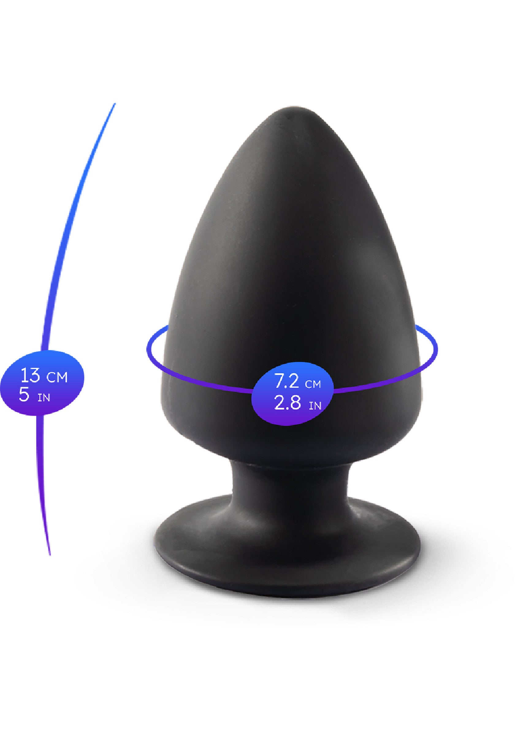 Silex-D Plug Model 2 - Medium BLACK - 0