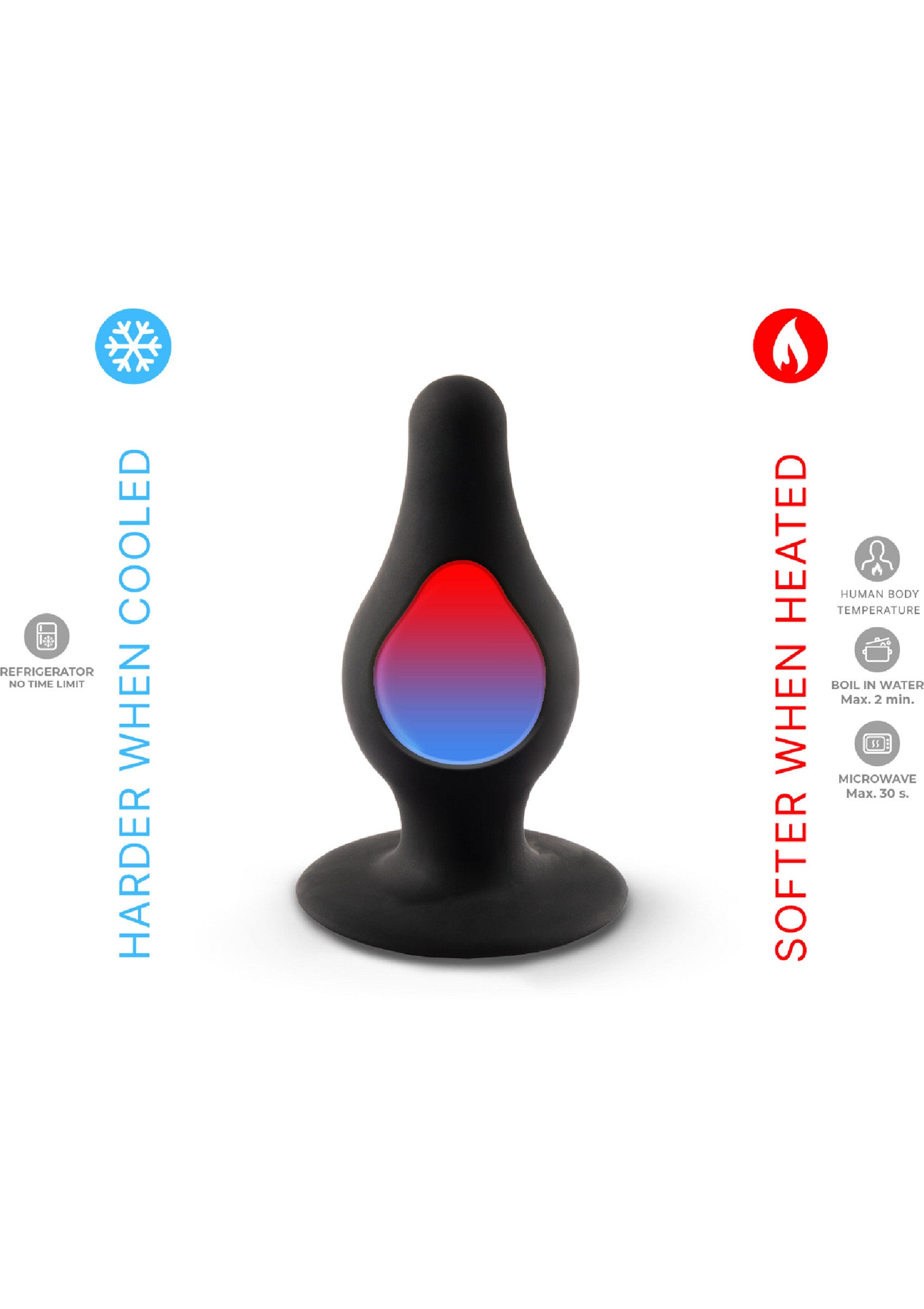 Silex-D Plug Model 2 - Large BLACK - 1