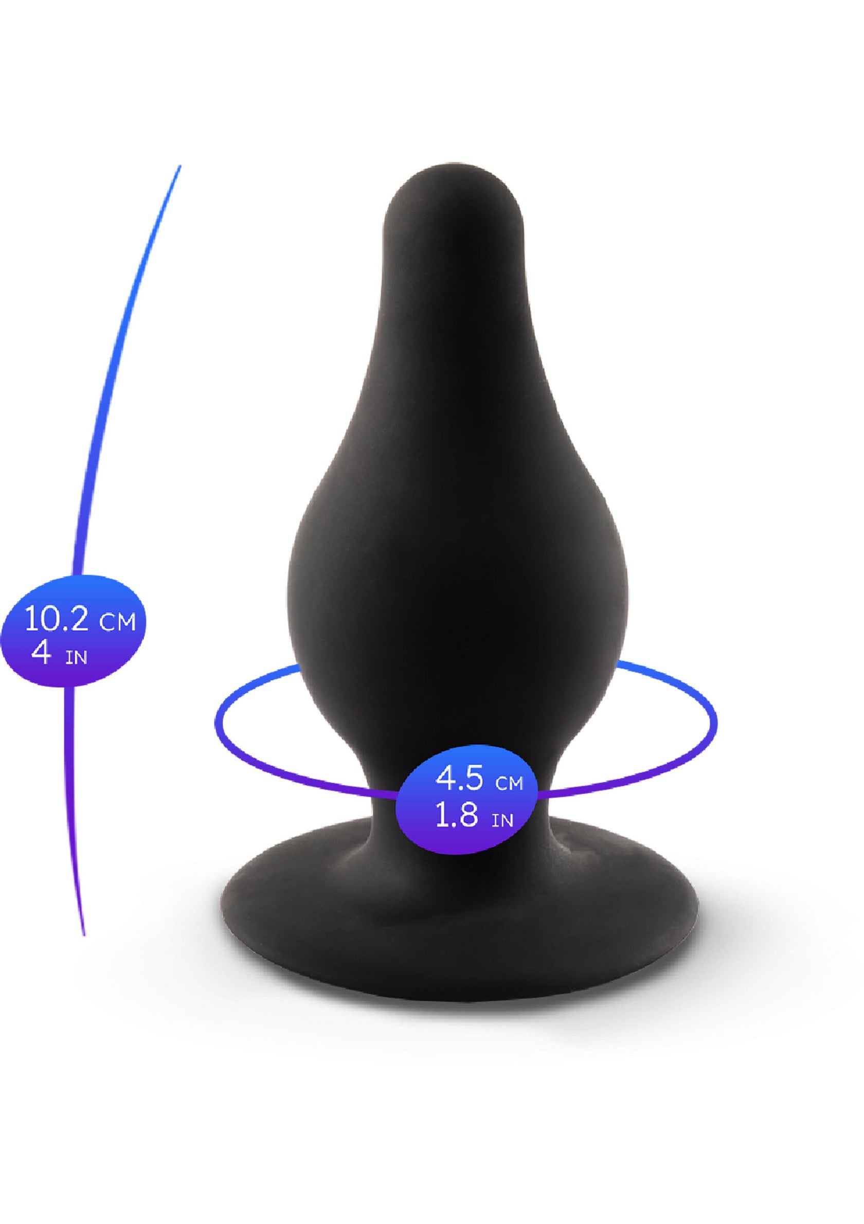 Silex-D Plug Model 2 - Large BLACK - 3