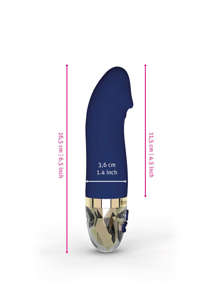 MyStim Real Deal Neal Vibrator BLUE - 5