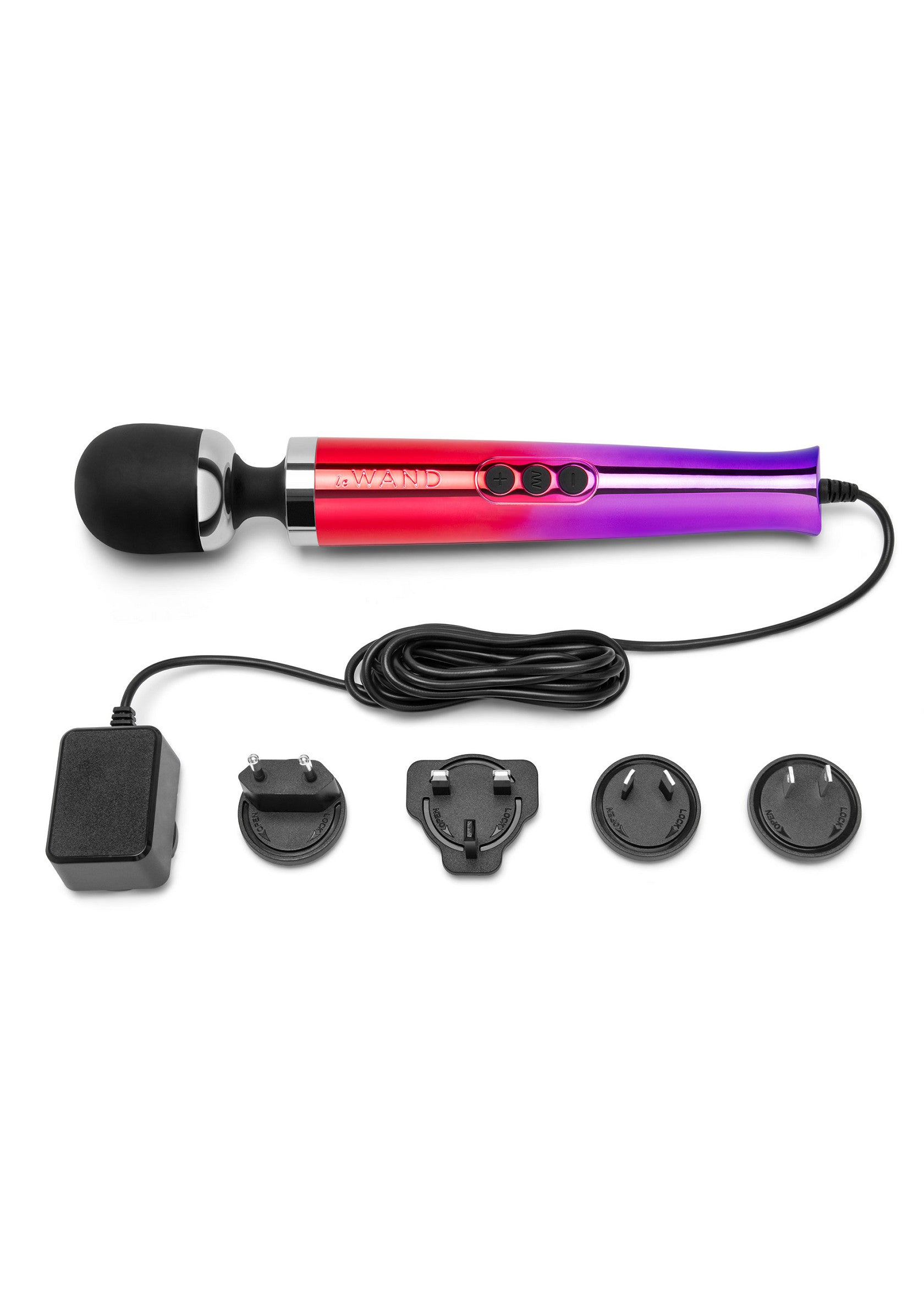 Le Wand Die Cast Plug-In Vibrating Massager MULTICOLOR - 4