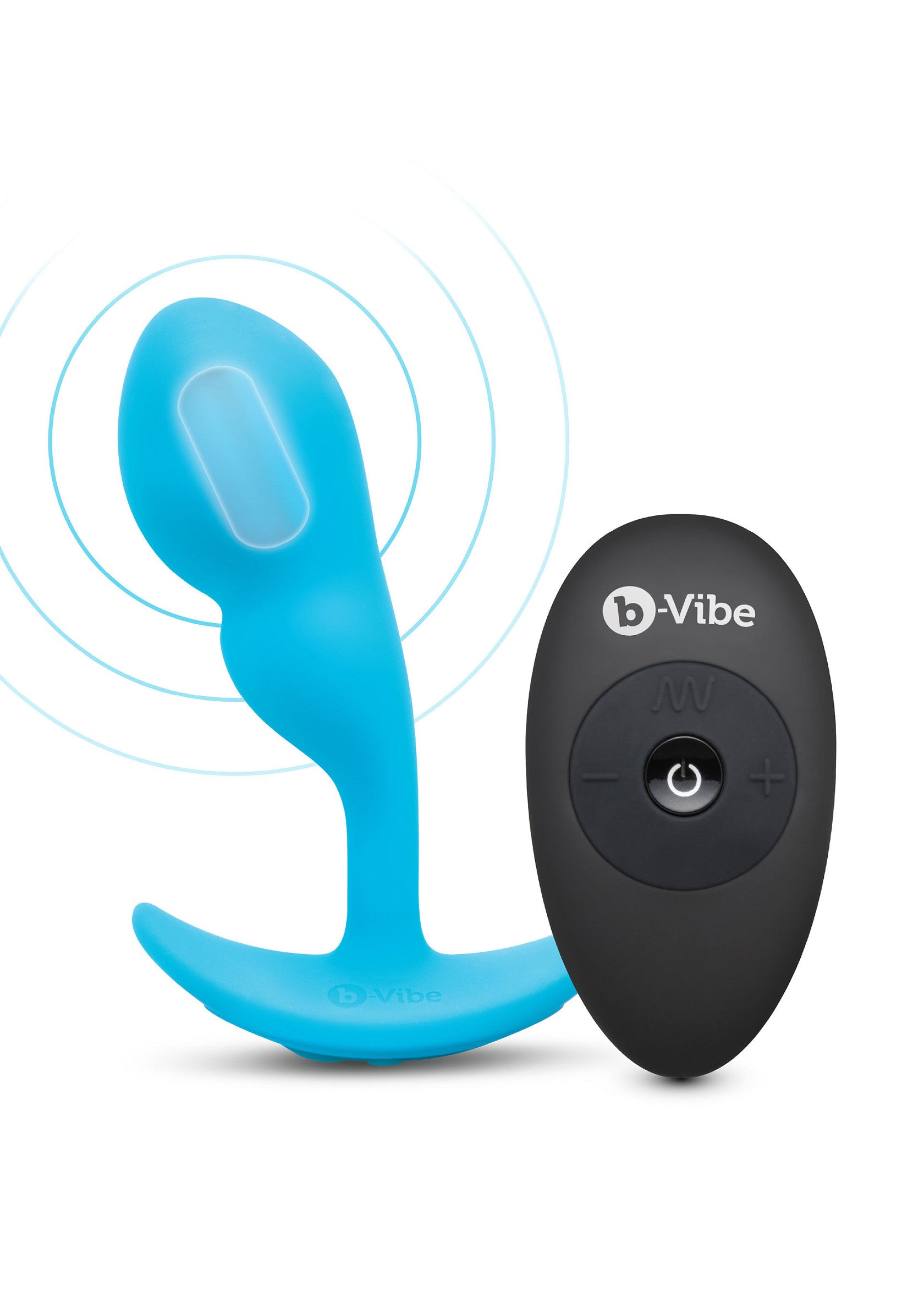 B-Vibe Remote Control P-Spot Snug Plug 95g BLUE - 11