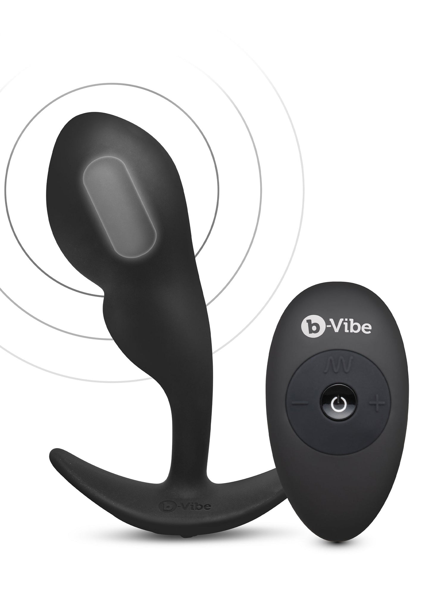 B-Vibe Remote Control P-Spot Snug Plug 145g BLACK - 8