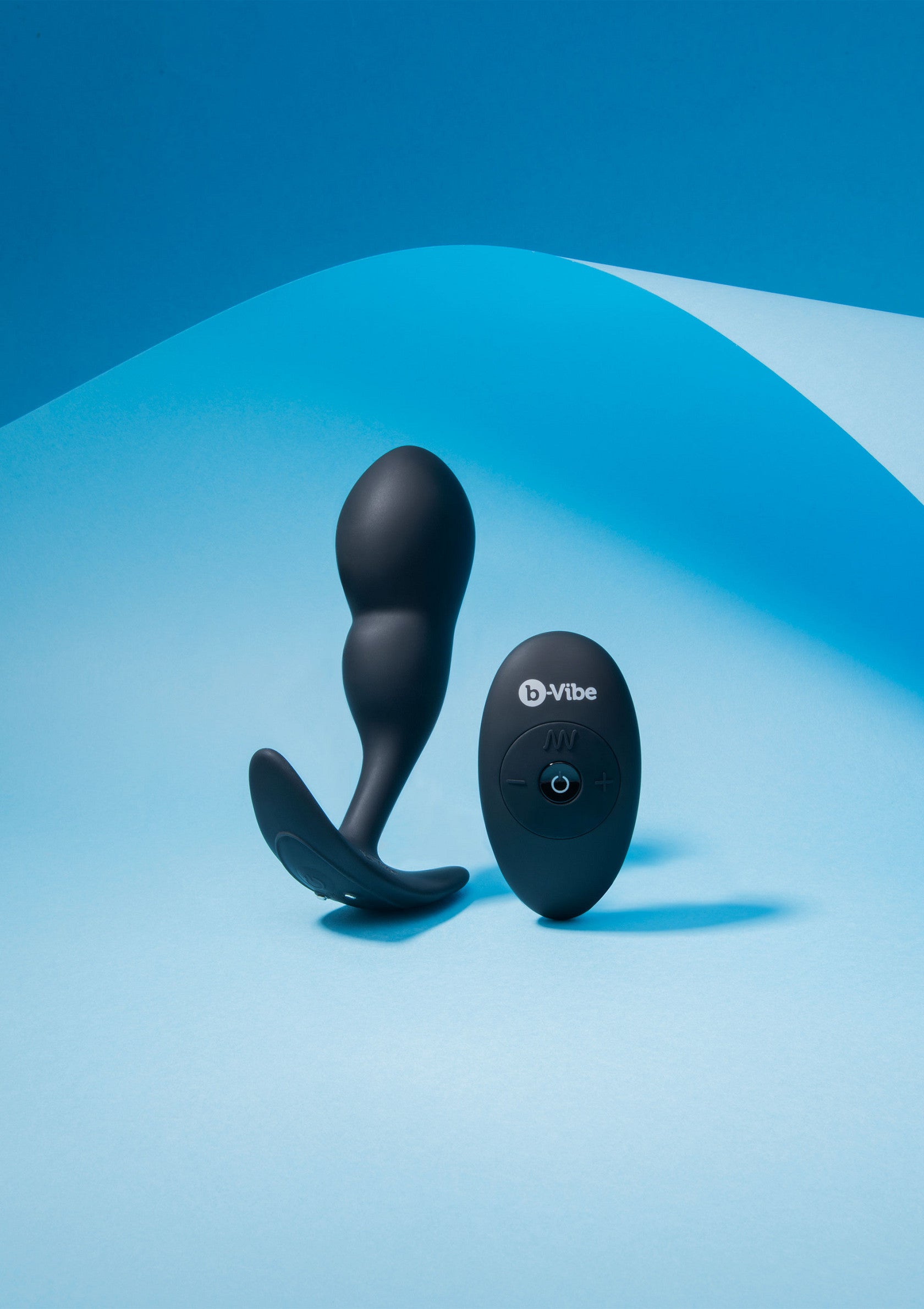 B-Vibe Remote Control P-Spot Snug Plug 145g BLACK - 5