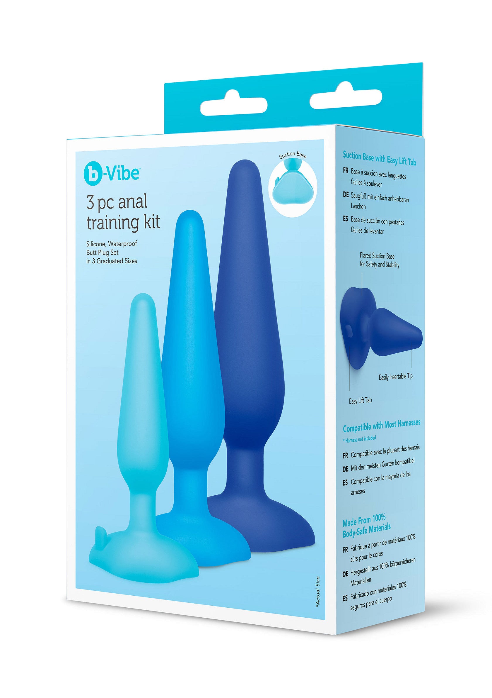B-Vibe 3-piece Anal Training Kit BLUE - 5
