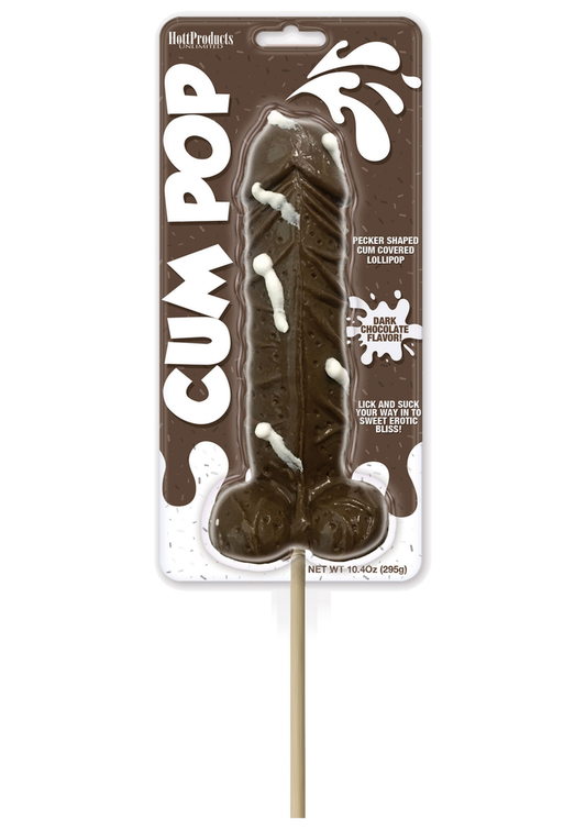 S&F Chocolate Flavoured Cum Pops - Zwart