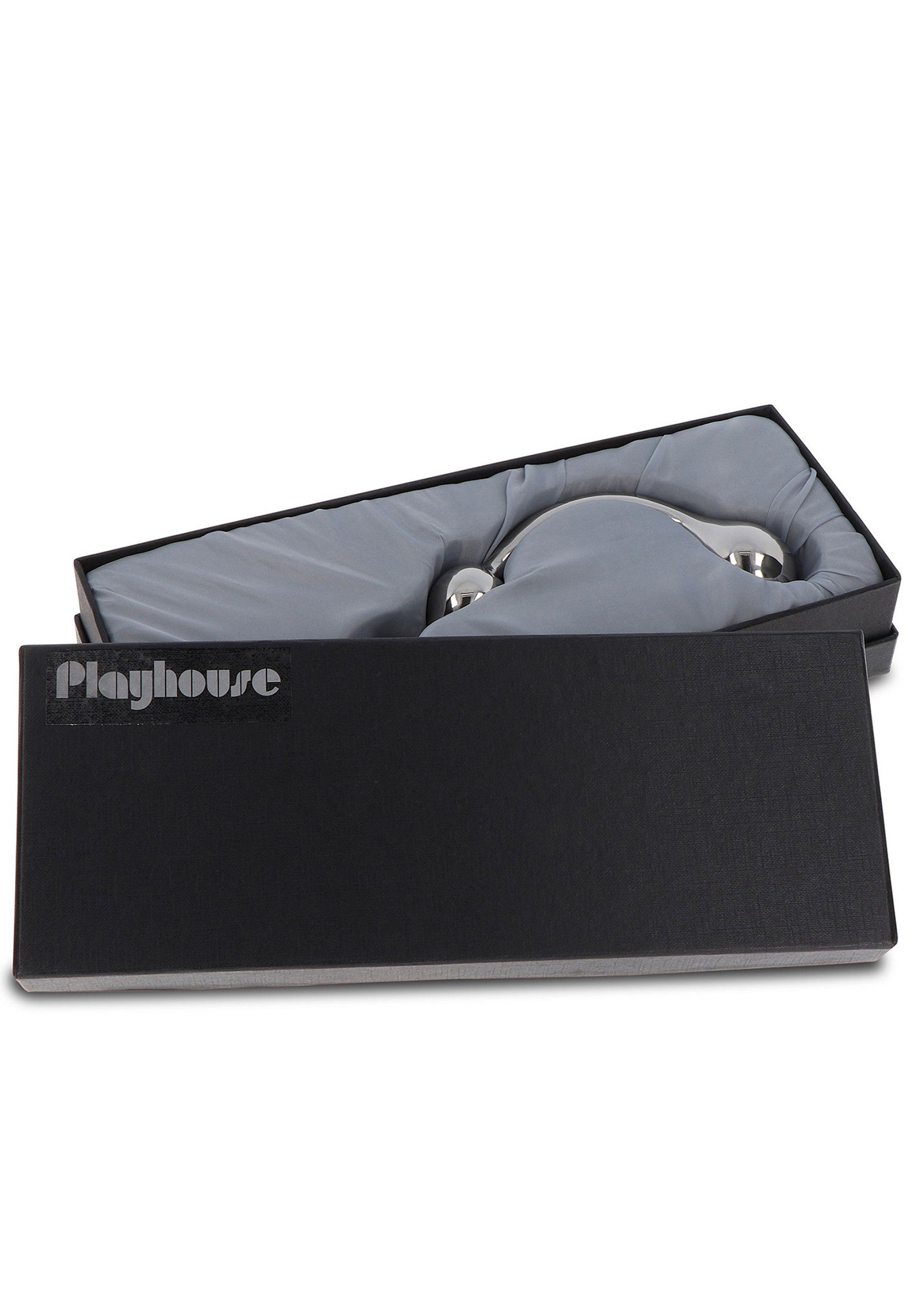 Playhouse Steel Pleasure Flow+Bulb Pleasure Steel Wand SILVER - 5