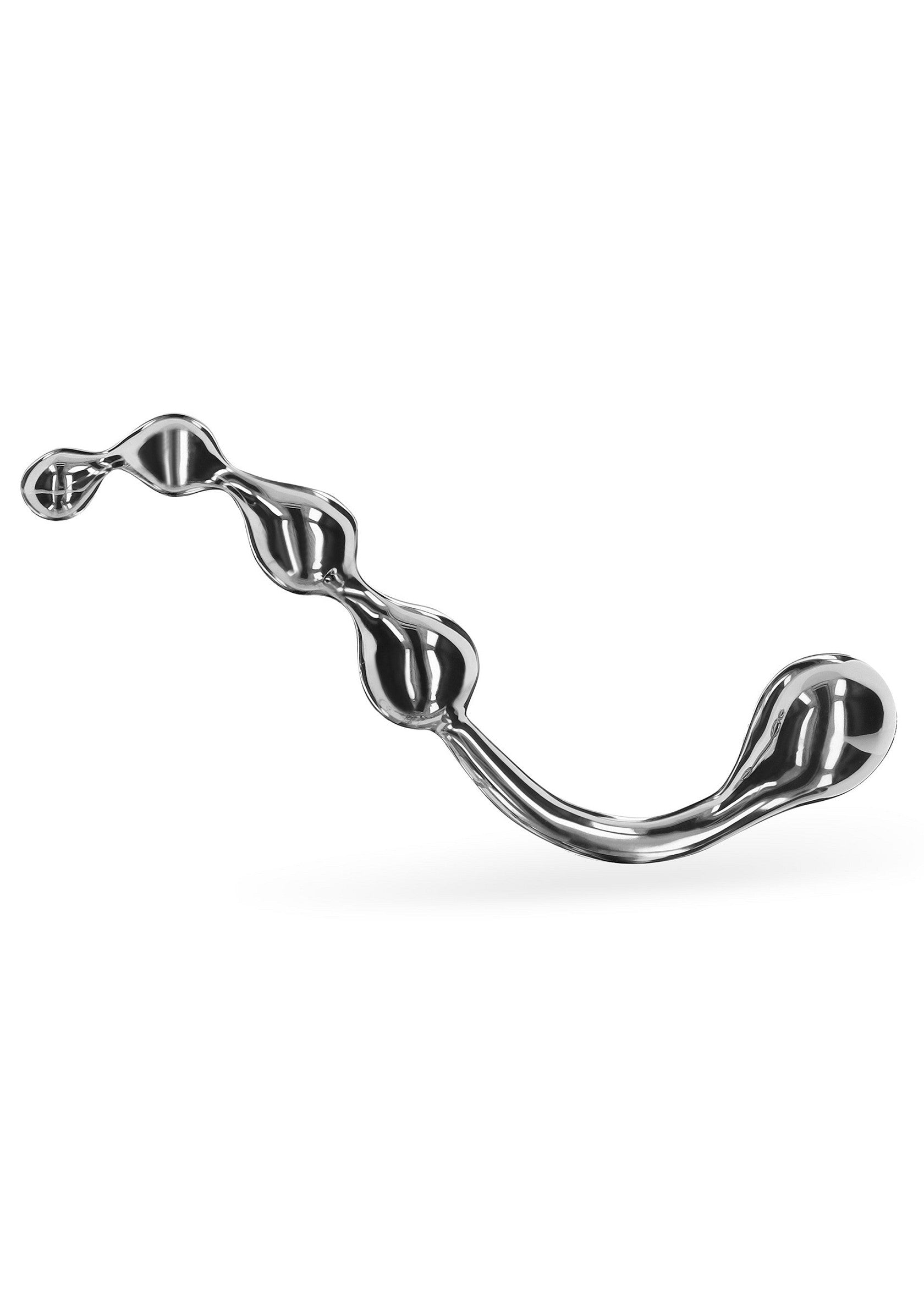 Playhouse Steel Pleasure Flow+Bulb Pleasure Steel Wand SILVER - 3