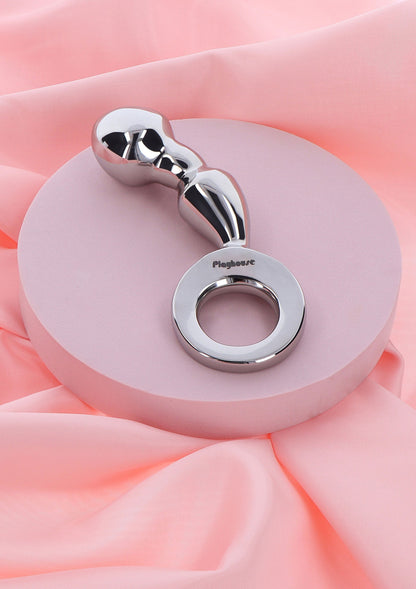 Playhouse Steel Pleasure Impulse Prostate Plug SILVER - 1