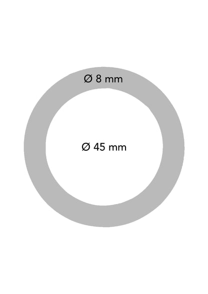 Steel Power Tools Cockring Rvs 8 mm - 45 mm METAL - 1