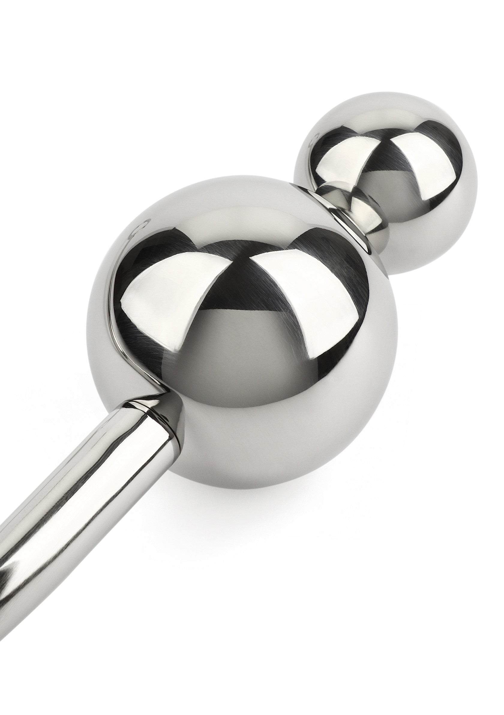Mr. Steel Anal Hook Double Balls 25+40mm SILVER - 6