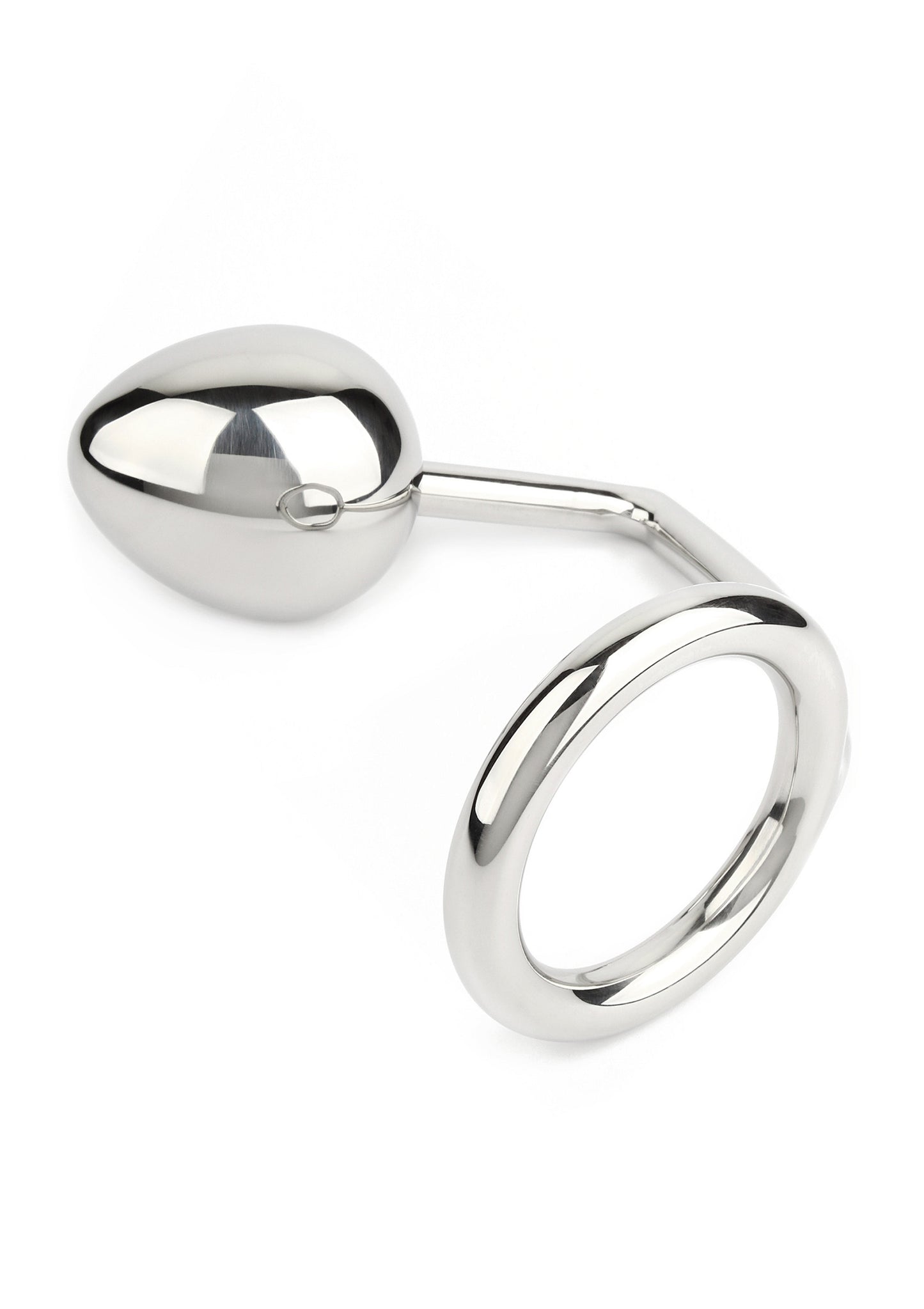 Mr. Steel Ass Hitch Egg 50mm/Ring 50mm SILVER - 4