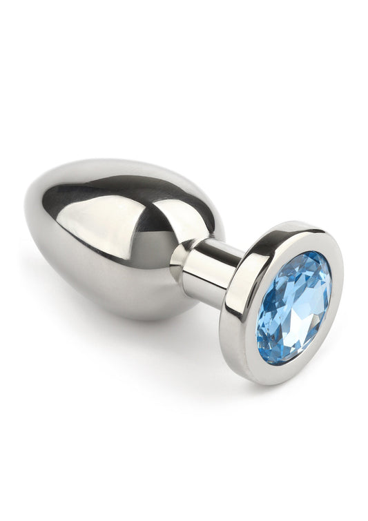Plug anal Mr. Steel Jeweled Small
