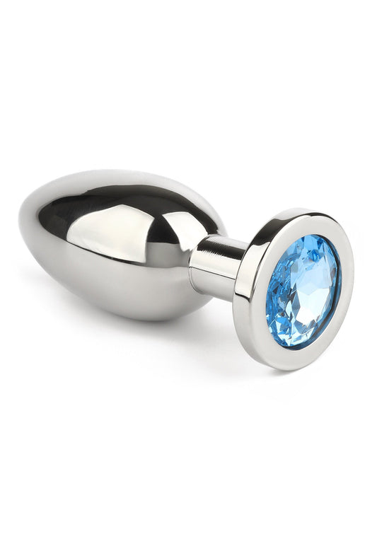 Plug anal Mr. Steel Jeweled Large