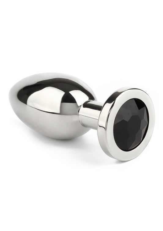 Plug anal Mr. Steel Jeweled Large