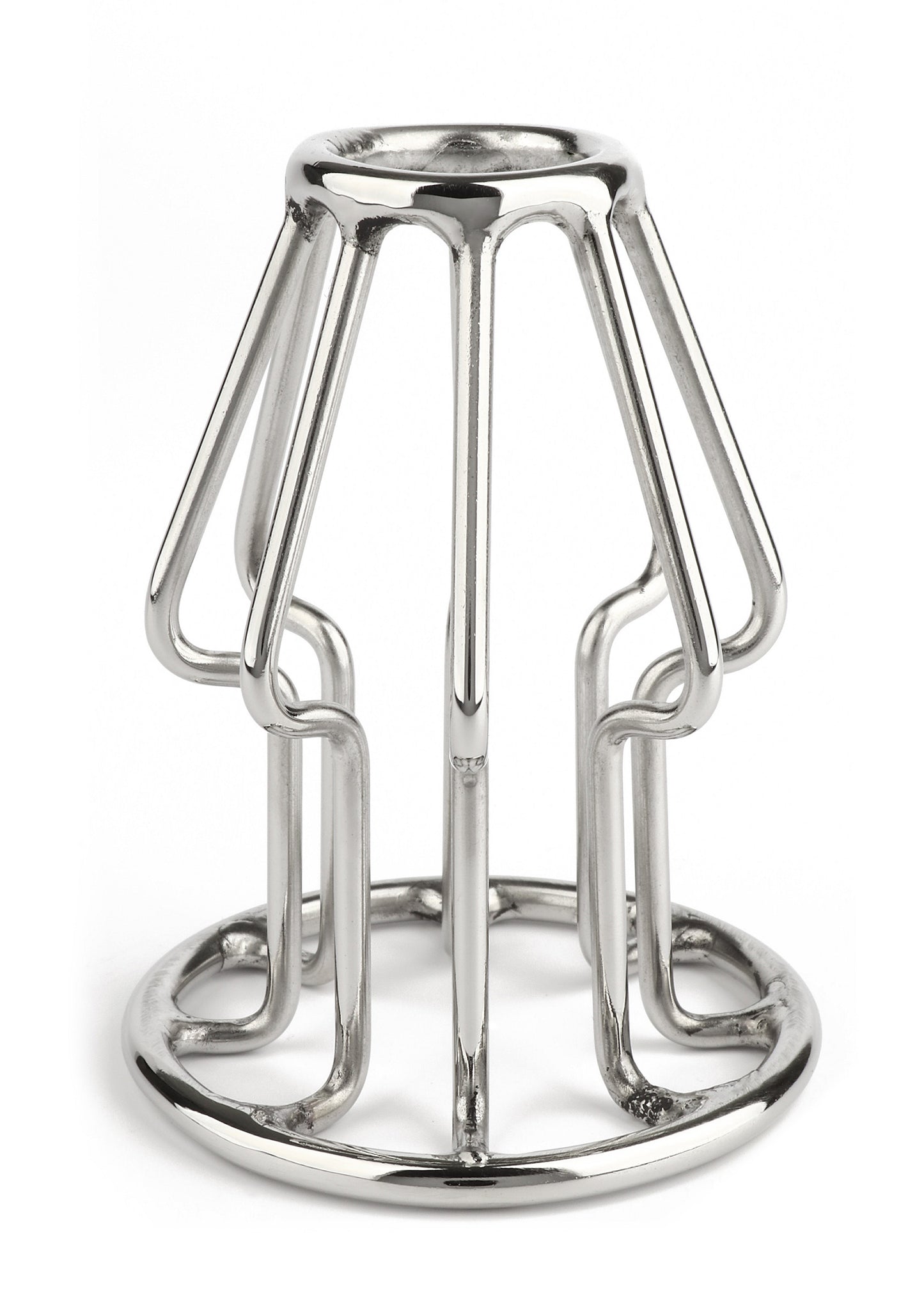 Mr. Steel Trapezoid Anal Plug Small SILVER - 6