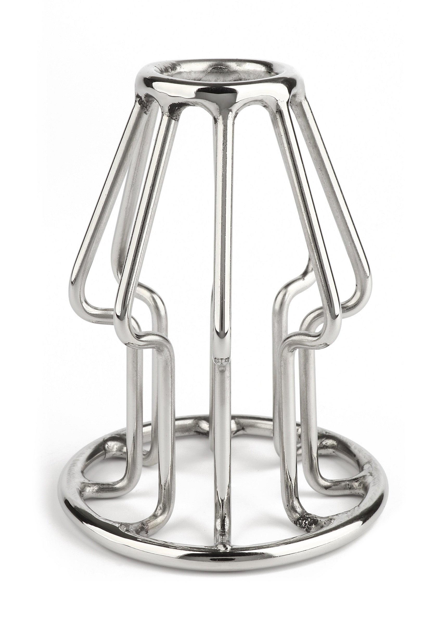 Mr. Steel Trapezoid Anal Plug Small SILVER - 6