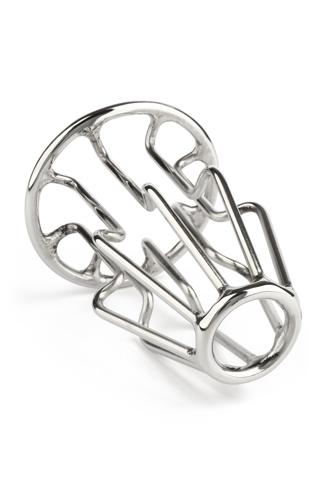 Mr. Steel Trapezoid Anal Plug Small SILVER - 3