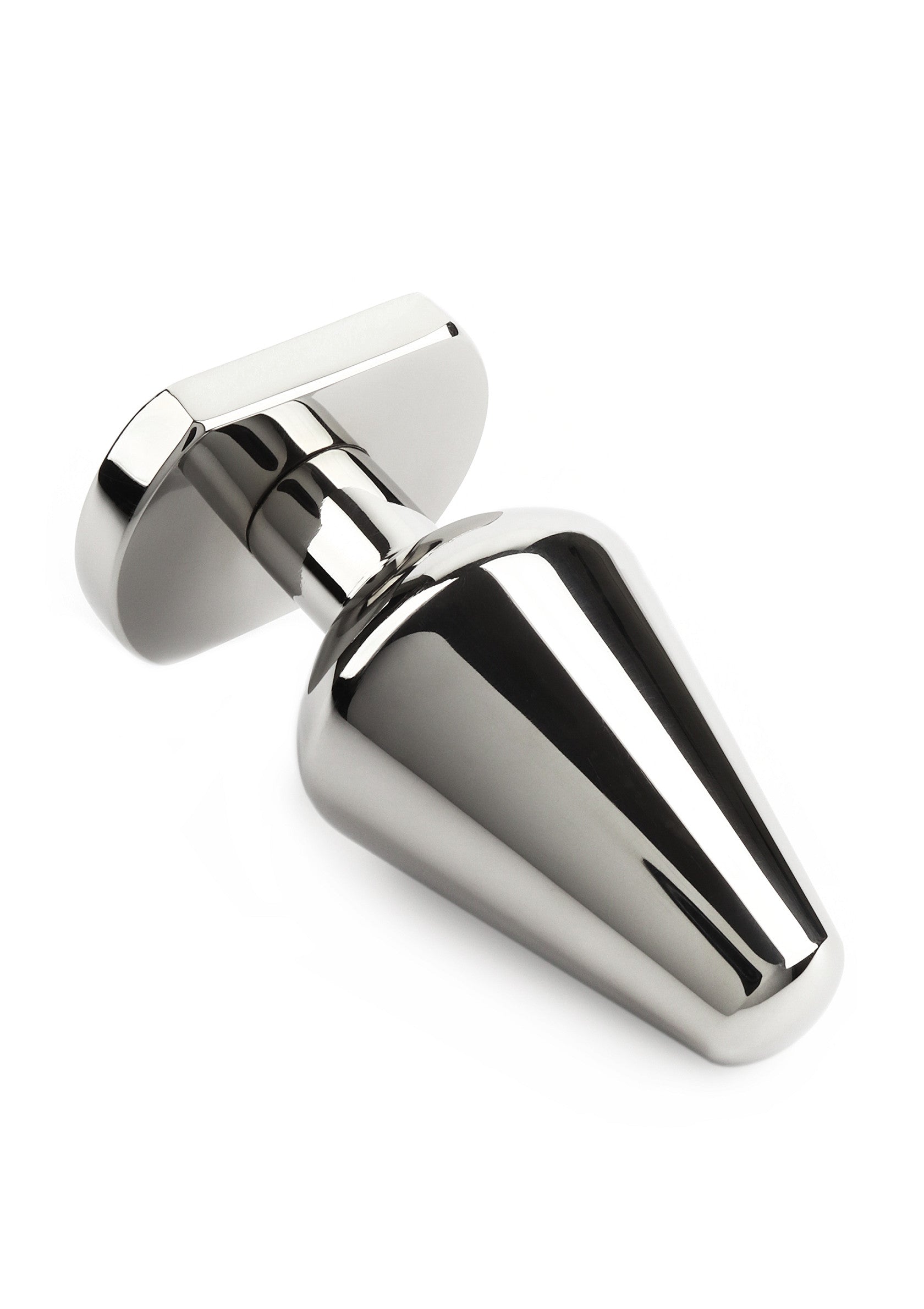 Mr. Steel Heavy Steel Butt Plug Medium SILVER - 1