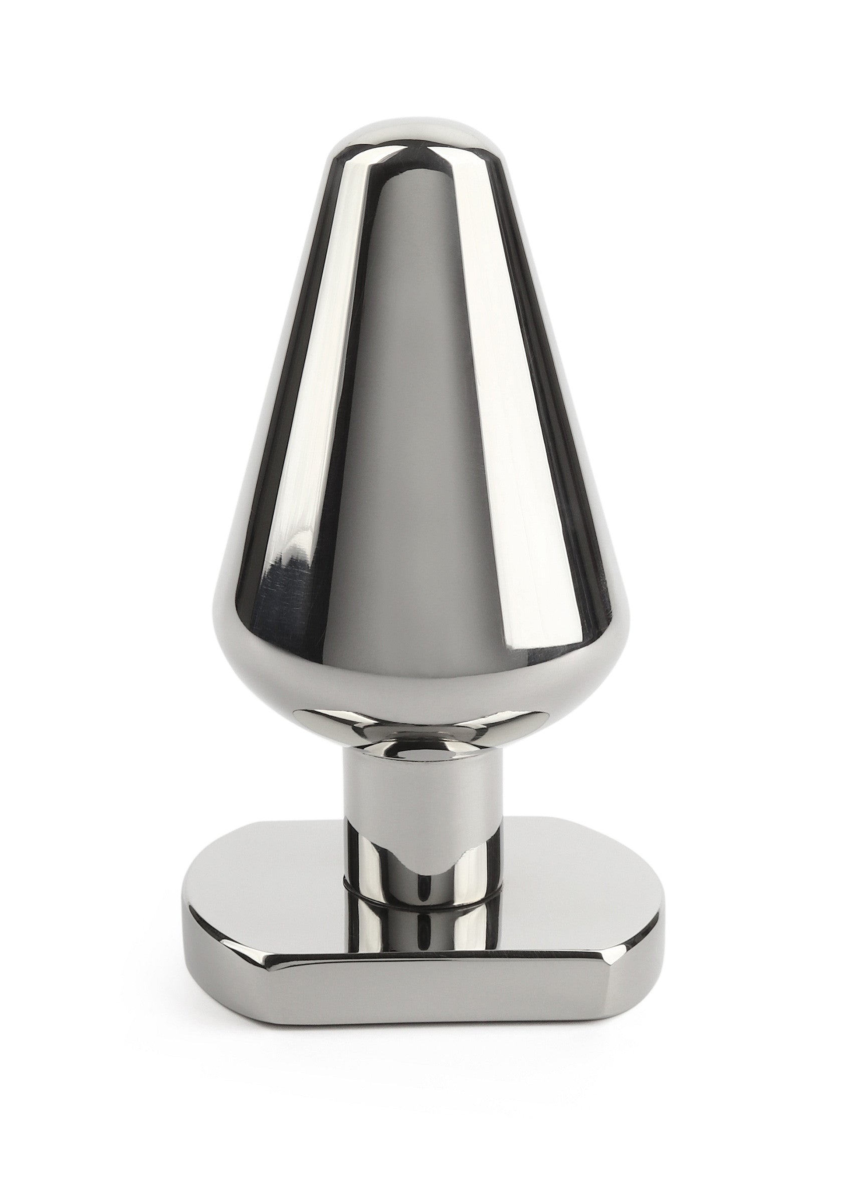 Mr. Steel Heavy Steel Butt Plug Medium SILVER - 6