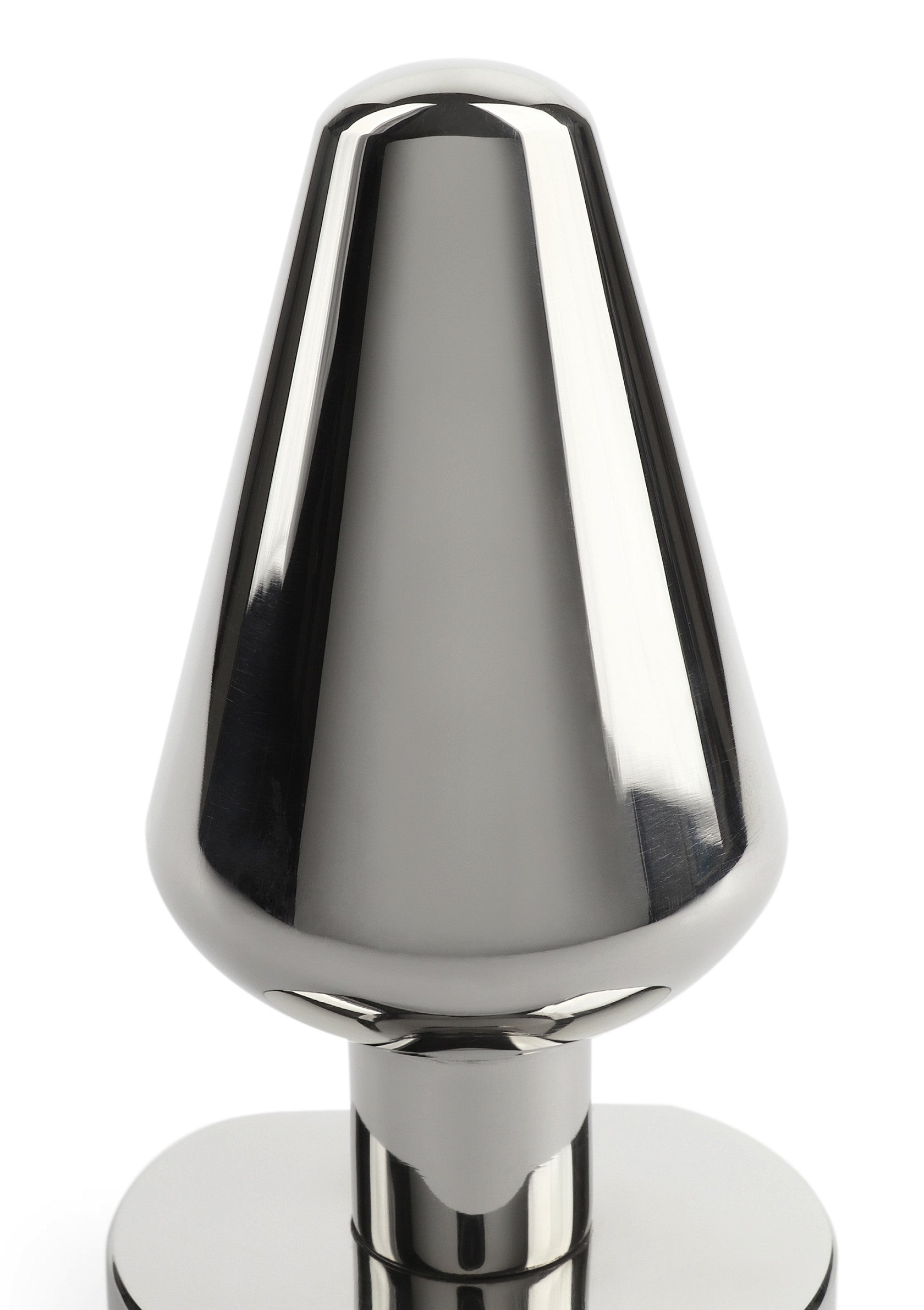 Mr. Steel Heavy Steel Butt Plug Medium SILVER - 2