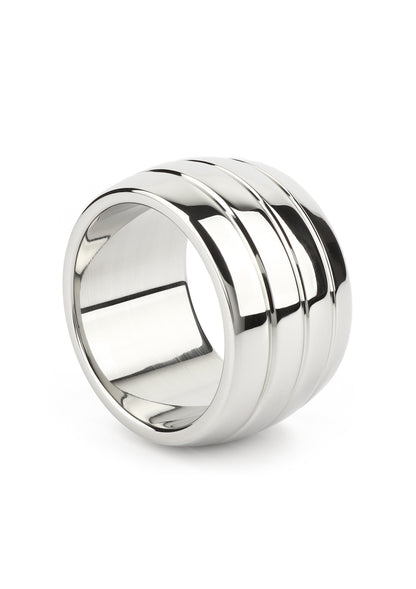 Mr. Steel Oval Barrel C-Ring 40mm SILVER - 2