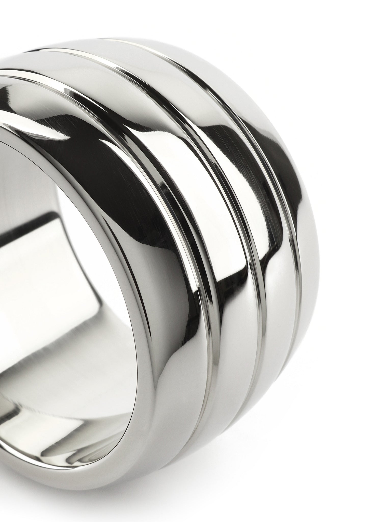 Mr. Steel Oval Barrel C-Ring 40mm SILVER - 4